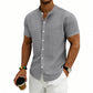 👕 50% OFF NOW! ✨ Men's Loose Fit Short Sleeve Shirt – Solid, breathable & everyday comfort – Soft cotton, perfect for warm days or casual weekends ☀️🌿