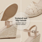 👡 60% OFF NOW! 🏆 Women's Wedge Sandals – Breathable straw woven & lightweight – Cushioned footbed, non-slip sole – perfect for summer, beach or casual days ☀️