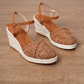 👡 60% OFF NOW! 🏆 Women's Wedge Sandals – Breathable straw woven & lightweight – Cushioned footbed, non-slip sole – perfect for summer, beach or casual days ☀️