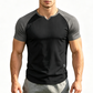 👕 50% OFF NOW! ⏰ Men's V-Notch Raglan Sleeve Athletic T-Shirt – Breathable & lightweight – Modern fit, moisture-wicking – perfect for gym, running or casual days 💪