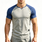 👕 50% OFF NOW! ⏰ Men's V-Notch Raglan Sleeve Athletic T-Shirt – Breathable & lightweight – Modern fit, moisture-wicking – perfect for gym, running or casual days 💪