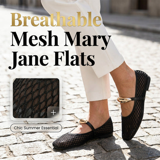 👡 50% OFF NOW! 🌸 Women's Elegant Hollow-Out Breathable Flats – Lightweight & cushioned – Airy knit upper, non-slip sole – perfect for daily walks, travel or casual chic 👗