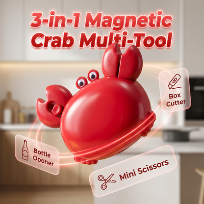 🦀 50% OFF NOW! ⏰ Multifunctional Magnetic Crab-Shaped Bottle Opener – Strong magnet & rust-proof – Catches caps, great for fridge or bar – fun design for parties or gifts 🍻