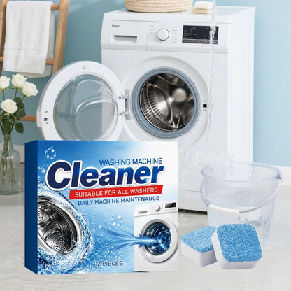 🧺 50% OFF NOW! 🔄 Deep Cleaning Washing Machine Cleaner Tablets – Removes odor & residue – Safe for all machines, descales & sanitizes – keeps drum fresh for better laundry 🧼