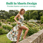 👗 50% OFF NOW! 🌊 Elegant V-Neck Beach Skort Dress – Built-in shorts & lightweight – Flowy, breezy – perfect for seaside walks or summer parties – chic and practical 🌸