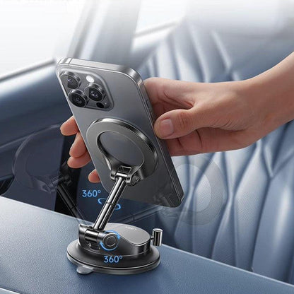 📱 60% OFF NOW! 🧲 Universal Vacuum Suction Cup Phone Holder – Strong grip, one-touch lock & universal fit – Secure & stable on any surface 🚗