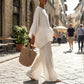 👚 60% OFF NOW! 🏖️ Women's Relaxed Co-ord Set – Loose-fit shirt & wide-leg trousers – Soft, comfortable & stylish – perfect for daily or holiday wear 🌿☁️
