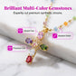 💎 50% OFF NOW! ✨ Women's Colorful Zircon Cross Pendant Necklace – Sparkling & lightweight – Faith-inspired design, perfect for daily wear or gifting – elegant and meaningful ✝️