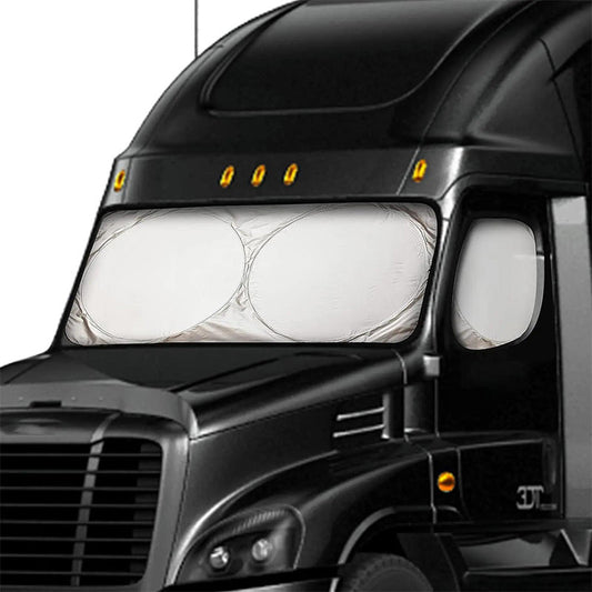 🚛 50% OFF NOW! ☀️ Truck Windshield Sunshade with UV Protection – Heavy-duty & heat-reflective – Fits large windshields, reduces interior heat – protects dash & seats, foldable storage 🛡️