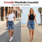 🩳 50% OFF NOW! 🌞 Summer Street Style Frayed Hem Jean Shorts – High-waist & relaxed fit – Distressed details, stretchy denim – perfect for casual days or festival vibes 🔥