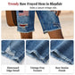 🩳 50% OFF NOW! 🌞 Summer Street Style Frayed Hem Jean Shorts – High-waist & relaxed fit – Distressed details, stretchy denim – perfect for casual days or festival vibes 🔥