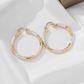 💫 Save 50%! ✨ Twisted Hoop Earrings – Spiral design, lightweight & elegant 💍