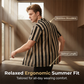👔 50% OFF NOW! 💥 Men's Breathable Vertical Stripe Short Sleeve – Wavy texture & Cuban collar – Relaxed fit, perfect for summer or casual beach days – lightweight and stylish 🌊