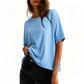 👚 50% OFF NOW! ☁️ Women's Comfortable Crew-Neck T-Shirt – Soft cotton & breathable – Relaxed fit, perfect for daily wear or lounging – simple and versatile 🌸