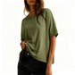 👚 50% OFF NOW! ☁️ Women's Comfortable Crew-Neck T-Shirt – Soft cotton & breathable – Relaxed fit, perfect for daily wear or lounging – simple and versatile 🌸