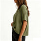 👚 50% OFF NOW! ☁️ Women's Comfortable Crew-Neck T-Shirt – Soft cotton & breathable – Relaxed fit, perfect for daily wear or lounging – simple and versatile 🌸