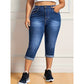 👖 50% OFF NOW! 🌸 Women's Stretch High Rise Capri Pants – 4-way stretch & tummy control – Breathable, perfect for yoga, travel or casual days – comfy and flattering ✨