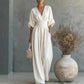 👗 60% OFF NOW! ✨ Women's V-Neck High Waist Wide Leg Jumpsuit – Flowy & lightweight – Flattering fit, perfect for summer events or resort wear – effortless elegance 🌸