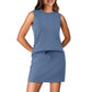 👚 50% OFF NOW! 👗 Women's Sleeveless Tank Top & Skort Set – Built-in shorts, breathable & flowy – Perfect for tennis, golf or casual summer days – sporty chic 2-piece style 🎾