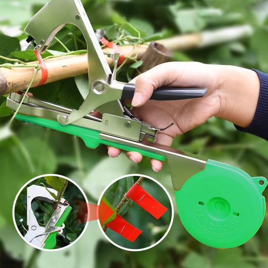 🌱 60% OFF NOW! 🔧 Universal Lightweight Durable Plant Vine Tying Machine – For tomatoes, grapes & climbing plants – Adjustable tension, quick taping – saves time in garden or greenhouse 🍅