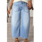 👖 50% OFF NOW! 🩹 Women's Wide-Leg Jeans with Patch Pockets – Relaxed fit & vintage wash – Functional side pockets, perfect for casual days or streetwear – comfortable and stylish ✨