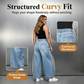 👖 50% OFF NOW! 🩹 Women's Wide-Leg Jeans with Patch Pockets – Relaxed fit & vintage wash – Functional side pockets, perfect for casual days or streetwear – comfortable and stylish ✨