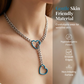 💎 60% OFF NOW! ⏰ Modern Lariat Heart Pendant Necklace – Minimalist design & adjustable chain – Perfect for gifting or daily elegance – sleek and meaningful ❤️