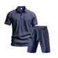 👕 50% OFF NOW! 🌴 Men's Casual Top & Shorts 2-Piece Set – Breathable & relaxed fit – Perfect for summer, beach or lounging – easy matching style 🩳☀️