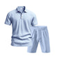👕 50% OFF NOW! 🌴 Men's Casual Top & Shorts 2-Piece Set – Breathable & relaxed fit – Perfect for summer, beach or lounging – easy matching style 🩳☀️