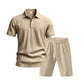 👕 50% OFF NOW! 🌴 Men's Casual Top & Shorts 2-Piece Set – Breathable & relaxed fit – Perfect for summer, beach or lounging – easy matching style 🩳☀️
