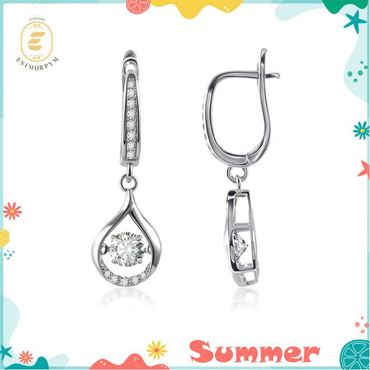 💎 50% OFF NOW! 🌸 Women's Sparkling Teardrop Hanging Earrings – Elegant & lightweight – Perfect for weddings, parties or daily glam – simple yet striking ✨