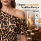👗 50% OFF NOW! 🐆 Chic One-Shoulder Leopard Mini Dress – Bold print & flattering cut – Perfect for parties, nights out or summer events – confident and stylish ✨