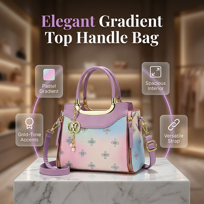 👜 50% OFF NOW! 🏆 Women's Chic Gradient Top Handle Bag – Trendy design & spacious interior – Perfect for work, shopping or daily errands – stylish and functional ✨