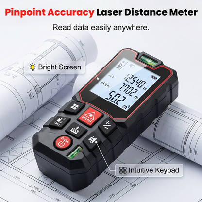 📏 60% OFF NOW! 🔥 Portable Digital Laser Distance Meter – Precision up to 50m – Backlit display, continuous measurement – perfect for DIY, construction or real estate 🛠️