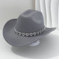 🤠 50% OFF NOW! 💖 Women's Rhinestone Heart Cowboy Hat – Elegant French jazz fedora – Sparkly detail, lightweight & adjustable – perfect for festivals, parties or chic summer style 🎶