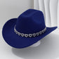 🤠 50% OFF NOW! 💖 Women's Rhinestone Heart Cowboy Hat – Elegant French jazz fedora – Sparkly detail, lightweight & adjustable – perfect for festivals, parties or chic summer style 🎶