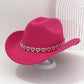 🤠 50% OFF NOW! 💖 Women's Rhinestone Heart Cowboy Hat – Elegant French jazz fedora – Sparkly detail, lightweight & adjustable – perfect for festivals, parties or chic summer style 🎶