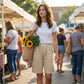 🩳 50% OFF NOW! 🌸 Women's Casual Drawstring Bermuda Shorts – Soft, breathable & relaxed fit – Perfect for lounging, travel or warm days – comfortable and versatile 🌞