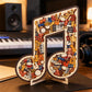 🧩 50% OFF NOW! 🎵 Wooden Musical Note Jigsaw Puzzle – Eco-friendly & beautiful display piece – Perfect gift for musicians or puzzle fans – relaxing and decorative ✨