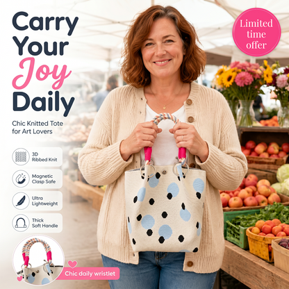 👜 50% OFF NOW! 🎀 Cute Polka Dot Handbag for Women – Lightweight & spacious – Playful design, perfect for casual outings or beach days – durable and stylish ✨