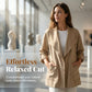 🧥 50% OFF NOW! 🍂 Women's Casual Vintage Lapel Jacket – Soft wool-blend & relaxed fit – Perfect for fall layering or smart-casual days – timeless and versatile ✨