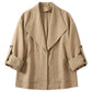 🧥 50% OFF NOW! 🍂 Women's Casual Vintage Lapel Jacket – Soft wool-blend & relaxed fit – Perfect for fall layering or smart-casual days – timeless and versatile ✨