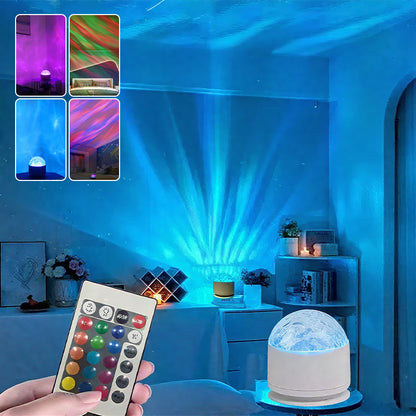 🌌 60% OFF NOW! 🎇 Aurora Night Light Projector with Remote Control – Dynamic colors & timer – Creates calming galaxy effect – perfect for bedroom, party or kids’ room ✨
