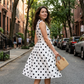 👗 50% OFF NOW! ⏰ Women's Polka Dot Sleeveless V-Neck Dress – Flowy & lightweight – Perfect for summer, brunch or beach days – playful and chic 🎀