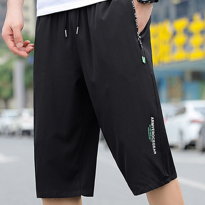 👖 50% OFF NOW! ⏰ Men's Lightweight Quick Dry Athletic Cropped Pants – Breathable & flexible – Perfect for gym, running or travel – comfortable and functional 🏃‍♂️