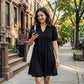 👗 50% OFF NOW! 🌸 Women's Elegant Puff Sleeve V-Neck Dress – Lightweight & flowy – Romantic design, perfect for weddings or garden parties – feminine and chic ✨