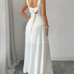 👗 50% OFF NOW! 🏆 Women's Sleeveless Square Neck Split Maxi Dress – Flowy & elegant – Perfect for summer parties, beach or evening events – chic and breathable 🌸