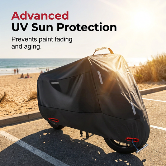 🏍️ 50% OFF NOW! ⏰ Ultimate All-Weather Motorcycle Cover – Heavy-duty waterproof & UV-resistant – Fits most bikes, security grommets & reinforced seams – perfect for outdoor storage 🌧️☀️