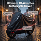 🏍️ 50% OFF NOW! ⏰ Ultimate All-Weather Motorcycle Cover – Heavy-duty waterproof & UV-resistant – Fits most bikes, security grommets & reinforced seams – perfect for outdoor storage 🌧️☀️