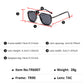 🕶️ 50% OFF NOW! ⏰ Polarized UV400 Square Sunglasses – Classic design & lightweight – Blocks glare, perfect for driving or outdoor activities – stylish and protective ☀️